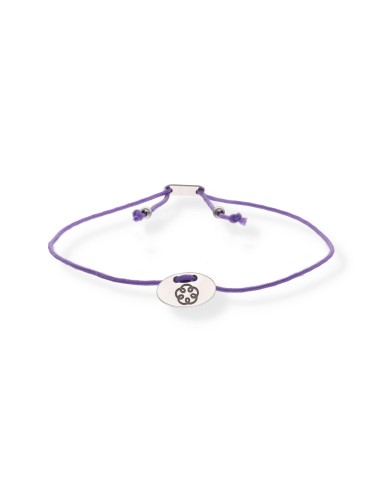 Friend Code Bracelet (Violet/Silver)