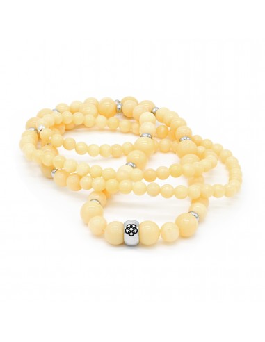 Yellow Jade Long Necklace